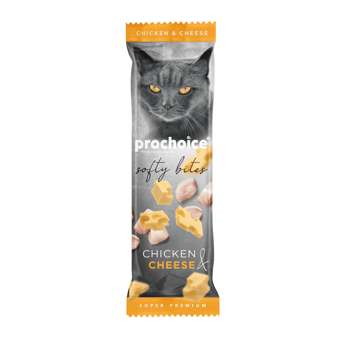 ProChoice Softy Bites Chicken & Cheese Cat Treat 10g