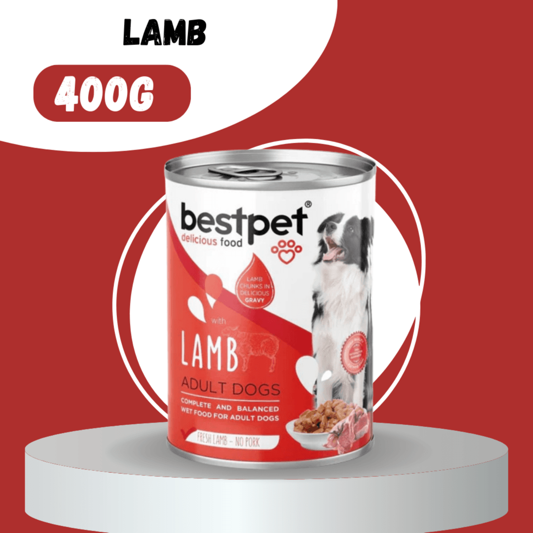 BestPet Adult Dog Wet Food with Lamb in Gravy ? 400g