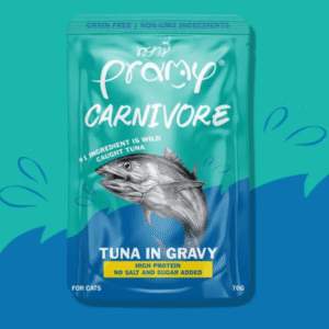 Pramy Carnivore – Tuna in Gravy Wet Food for Cats, 70g