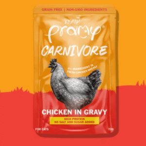 Pramy Carnivore – Chicken in Gravy Wet Food for Cats, 70g