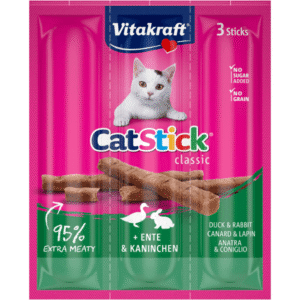Vitakraft Cat Sticks Mini Rabbit & Duck 18g(3pcs)
