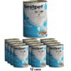 BestPet Cat Wet Food with Tuna Anchovy in Gravy 400g x 12 Cans