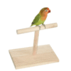 Bird Training Stand – Wooden Desktop Perch For Small Parrots 1pc