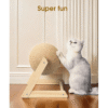Cat Scratching Toy Ball Sisal Scratcher Cat Exercise Wheel and Interactive Climbing Toy