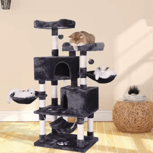 Dark Grey Cat Tree Scratcher 62x27x47 cm