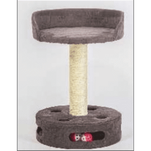 Elevated Cat Tower with Sisal Scratching Post