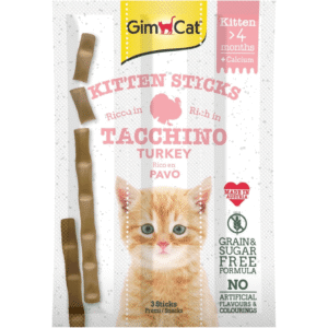 Gim Cat Kitten Sticks Turkey 3 Sticks Snack 9g
