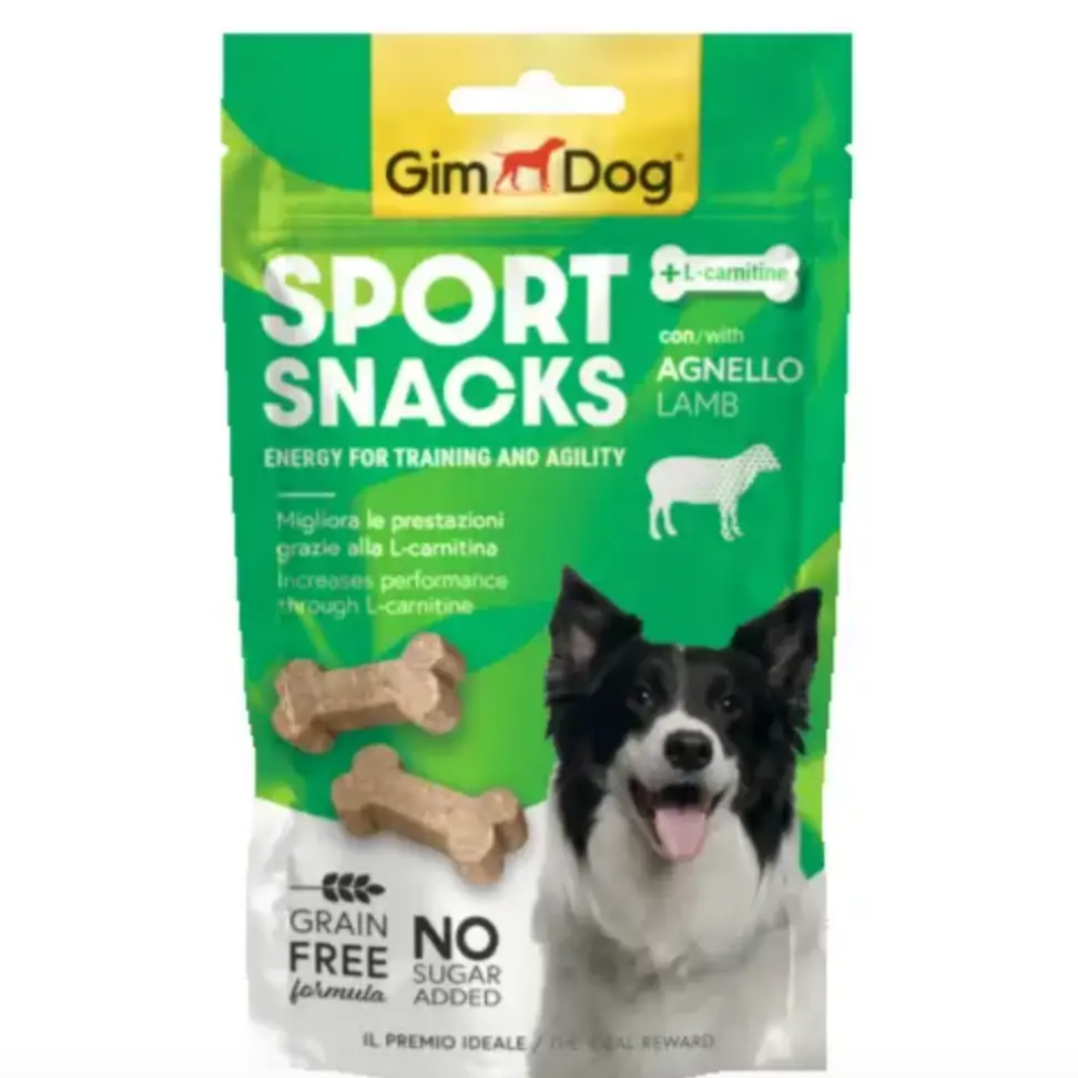 Gim Dog Sport Snacks With Lamb + L-Carnitine - 150g