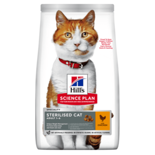 Hill’s Science Plan Sterilised Cat Adult Food with Chicken - 1.5kg