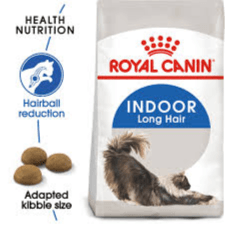 Indoor Long Hair Adult Dry Cat Food ROYAL CANIN 2 KG
