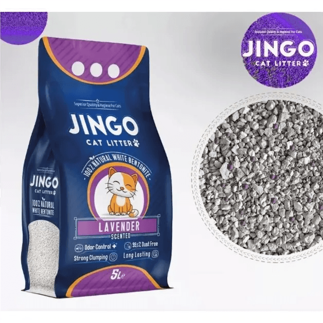 Jingo Cat Litter Lavender Scent - 5L