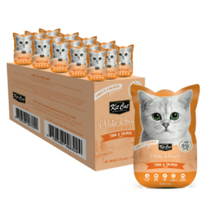 Kit Cat Petite Pouch Cat Wet Food - Tuna & Salmon - 70g x 24 Pouches