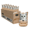 Kit Cat Petite Pouch Complete Balanced Classic Chicken Cat Food in Aspic 24 Pouches
