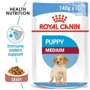 Medium Puppy Wet Dog Food Pouch - 140g ROYAL CANIN