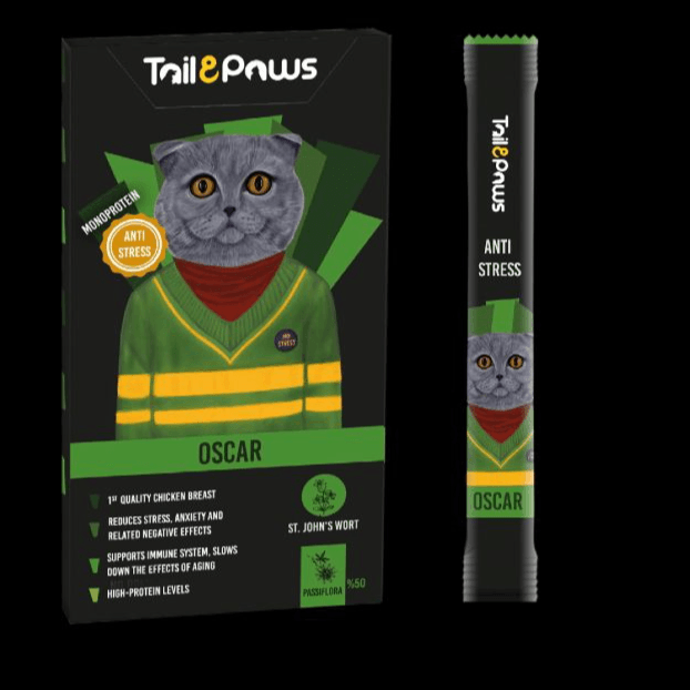 Oscar Anto - Stress Chicken Cat Treat (5 packs)