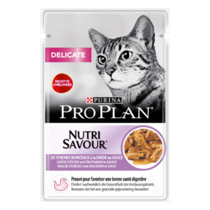 PRO PLAN Delicate Digestion Adult Wet Cat Food ? Turkey in Gravy ? 85g