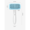 Pet Grooming Brush – Shedding Detangling Tool