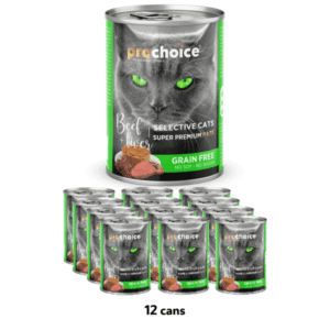 ProChoice Adult Cat Selective Beef & Liver Paté - 400g x 12 Cans