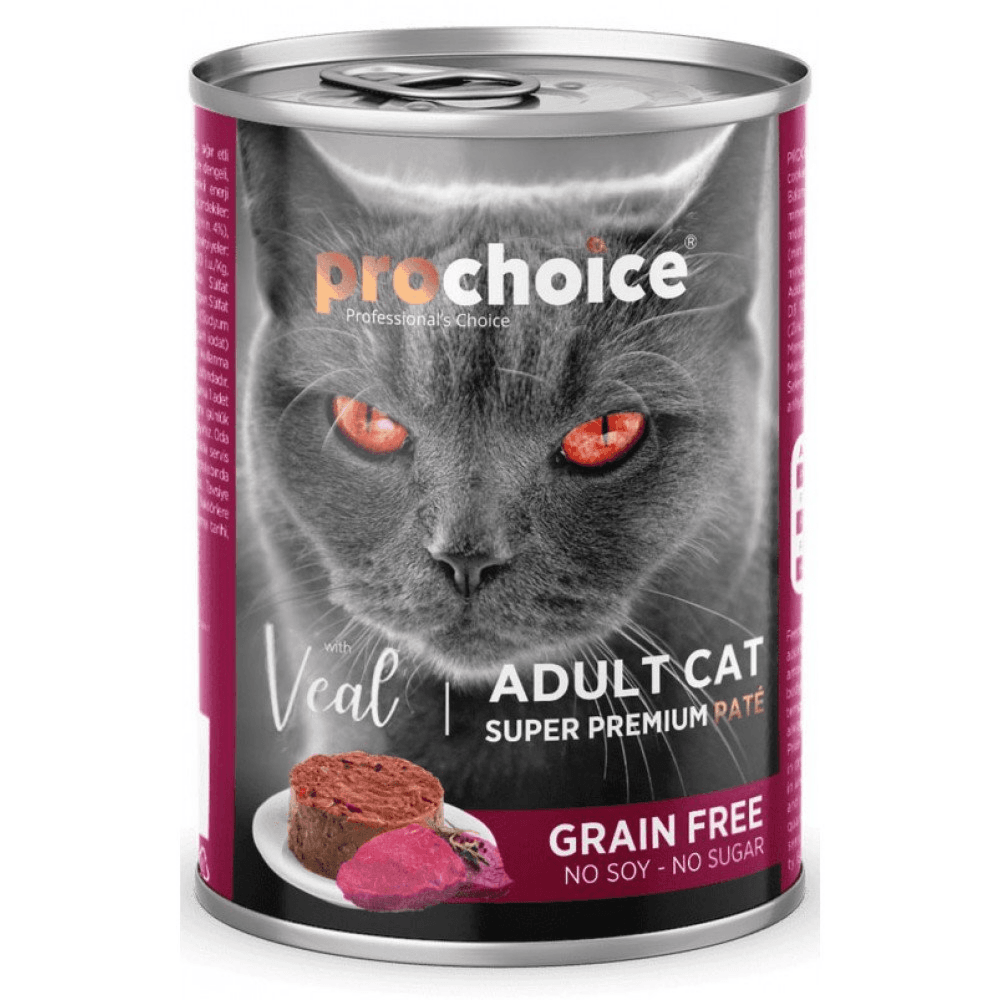 ProChoice Adult Cat Veal Pate - 400 GR
