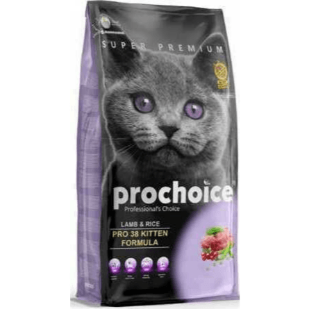 ProChoice Cat Pro 38 Kitten Plus Lamb & Rice - 2 KG