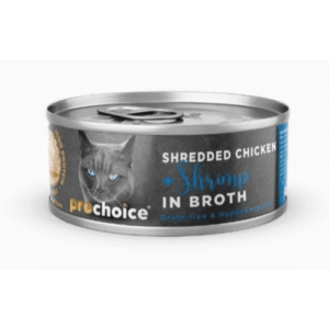 ProChoice Deluxe Shredded Chicken & Shrimp in Broth