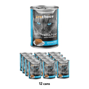 ProChoice Fish & Vegetables Cat Wet Food - 400g x 12 Cans