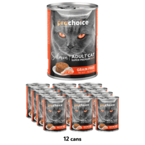 ProChoice Salmon Pat? Cat Wet Food - 400g x 12 Cans