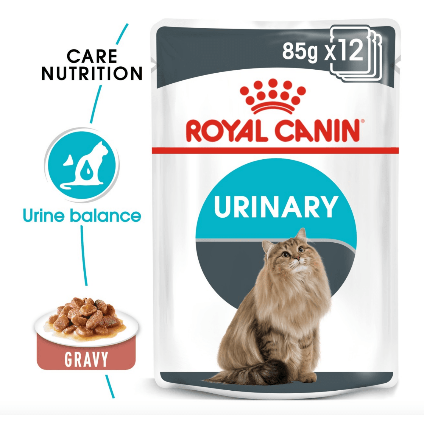 Royal Canin Feline Care Nutrition Urinary Care Wet Food - Pouches 12 x 85g
