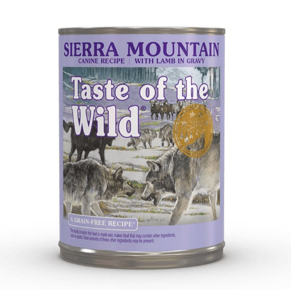 Taste Of The Wild Sierra Mountain Dog Wet Food - Lamb In Gravy 390g