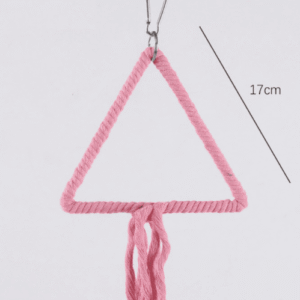 Triangle Rope Bird Swing Perch - Random Colors