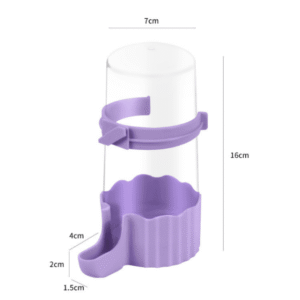 Automatic Bird Water Dispenser with Cage Mount - 16cm