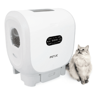 Automatic Smart Litter Box - White (PETJC) | Unimpeded Entry Design