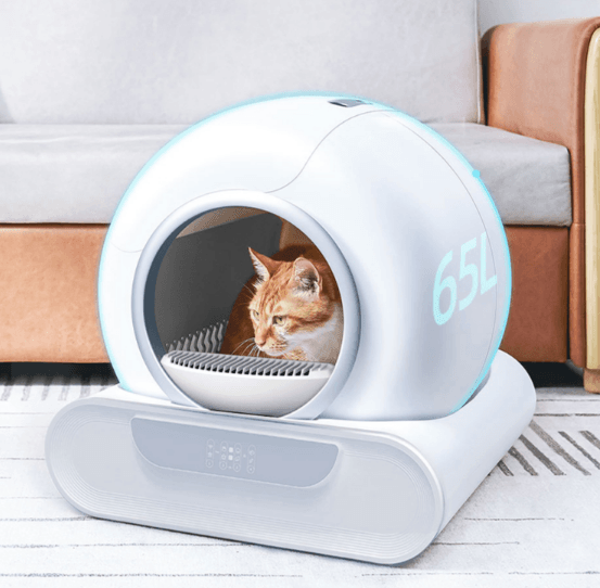 Extra Large Self-Cleaning Cat Litter Box - 65L Automatic Big Litter Solution | Cat Litter Box