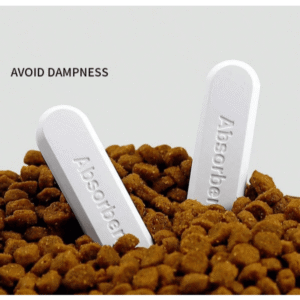 Silica Gel Moisture Absorber Desiccant Sticks For Pet Food Storage – 4 Pcs