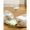 Spring Loaded Cat Treat Dispenser and Play Toy