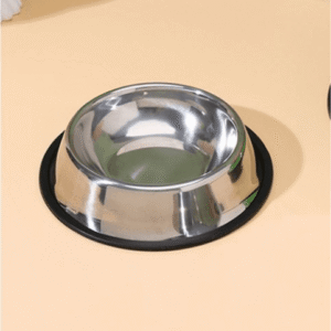 Stainless Steel Non-Slip Pet Food Bowl - Large size