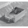 Stainless Steel Non Stick Cat Litter Box with High Sides 50×35×20cm