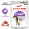 Sterilised Wet Cat Food in Gravy 85g Pouches ROYAL CANIN