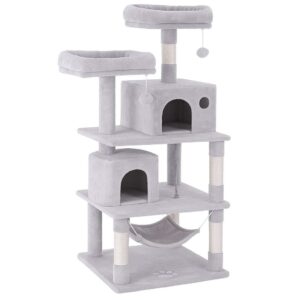 Alternative view of Cat Tower 60 * 50 *145 - Light Gray