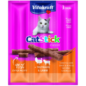Vitakraft Cat Sticks Mini Turkey & Lamb 18g (3pcs)