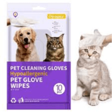 cat and dog shower gloves
