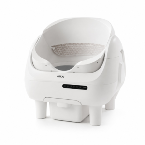 PetJC XXL Self-Cleaning Cat Litter Box with App Control - White