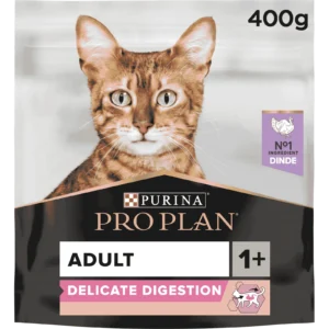 Pro Plan Adult Delicate Digestion Dry Cat Food with Turkey 400 g