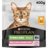 Pro Plan Sterilised Adult Delicate Digestion Dry Cat Food with Chicken 400 g