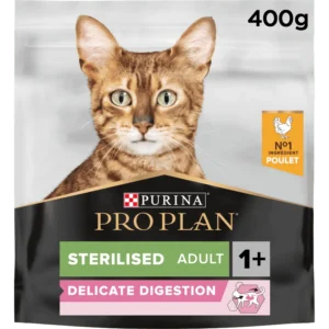 Pro Plan Sterilised Adult Delicate Digestion Dry Cat Food with Chicken 400 g