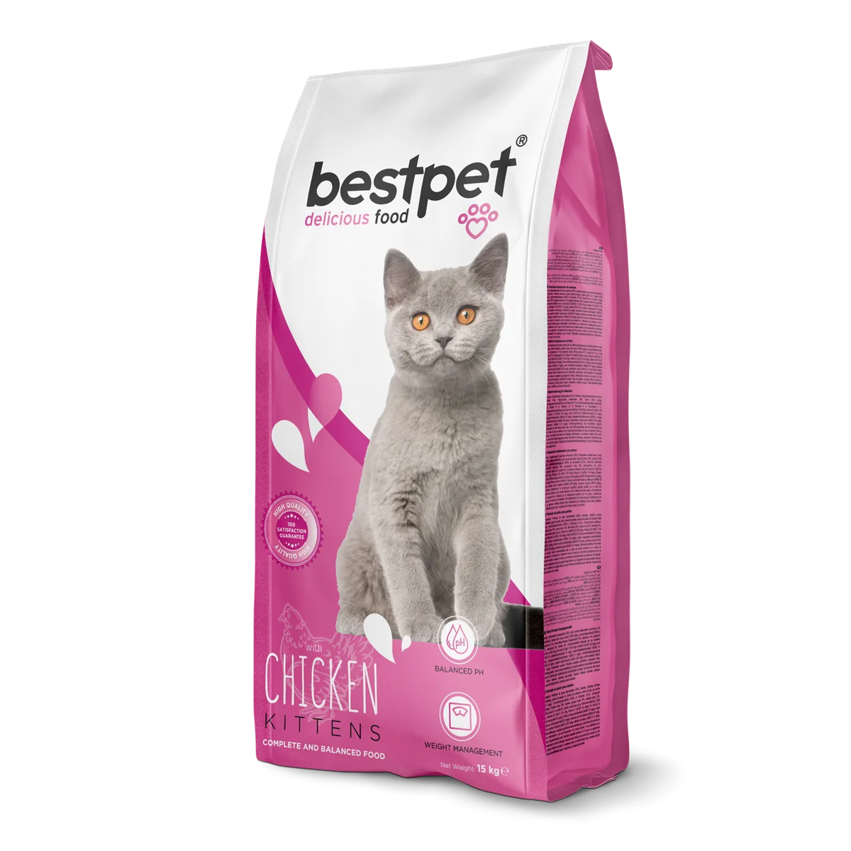 Bestpet Kitten Dry Cat Food with Chicken 15 kg