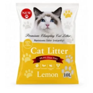 Premium Bentonite Lemon Clumping Cat Litter 10 L