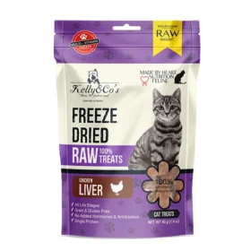 Kelly & CO’s Freeze-Dried Chicken Liver Cat Treats – 40g