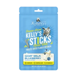 Kelly & Co’s Dog Freeze-Dried Sticks GOAT MILK BLUEBERRY Flavor – 50g