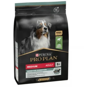 PRO PLAN Sensitive Digestion Medium Adult Dry Dog Food with Lamb – 3 KG